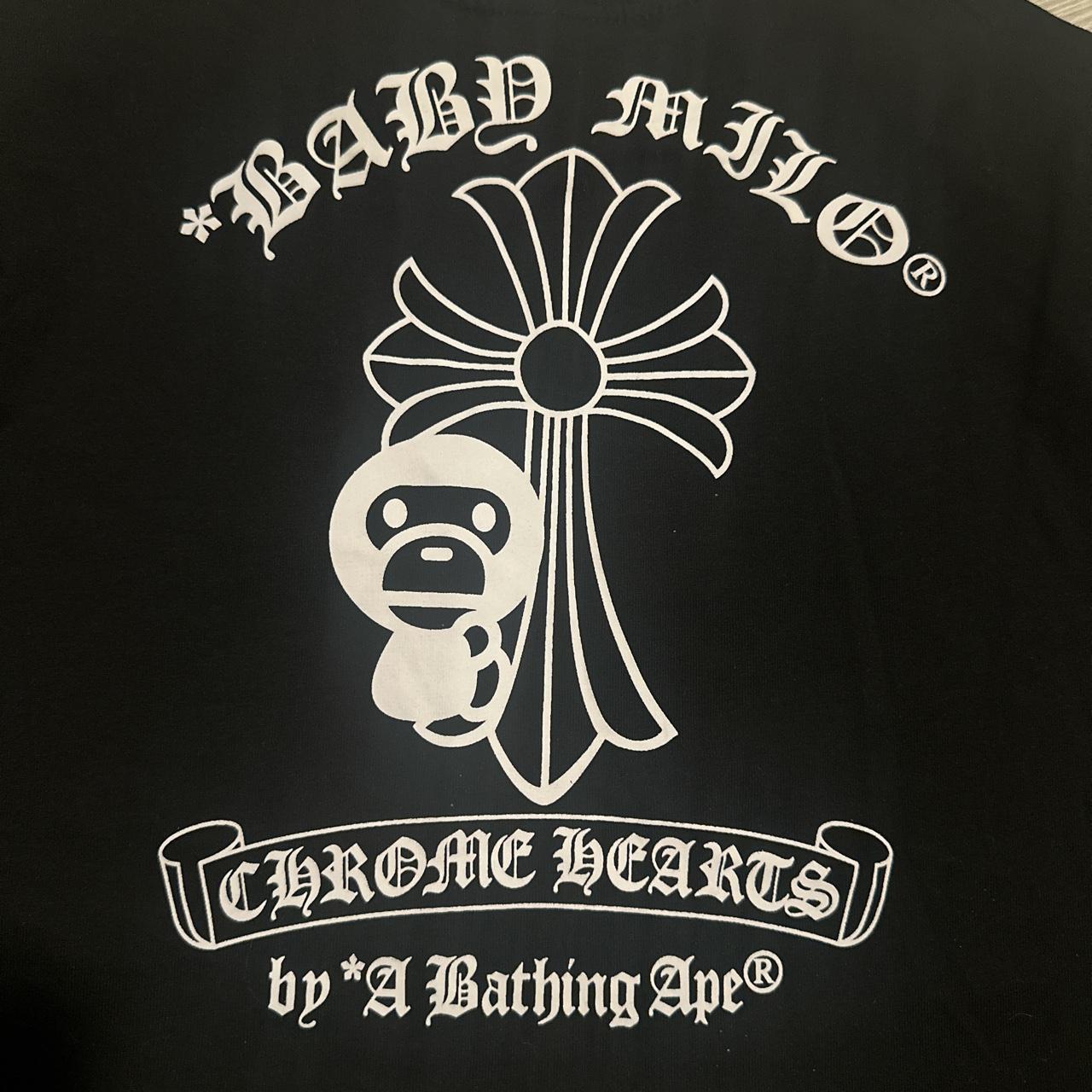 Baby milo chrome hearts hee Authentic 2009 #bape | Depop