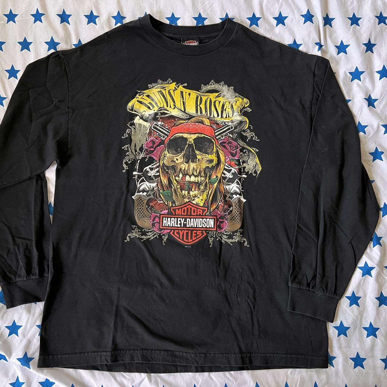 k*能様 GUNS N' ROSES HARLEY-DAVIDSON Tシャツ 517 NWT Harley-Davidson Guns N Roses women's t-shirt, S, M