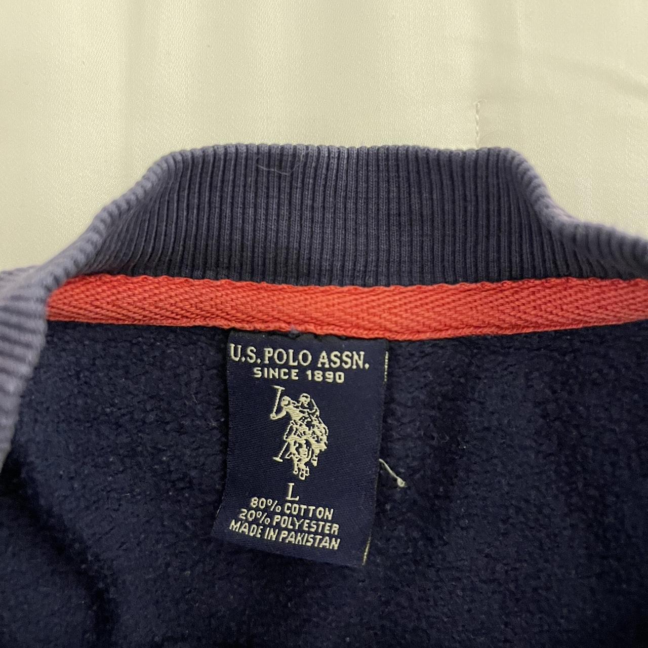 U.S. Polo Assn. Women's Navy and Red Sweatshirt (2)