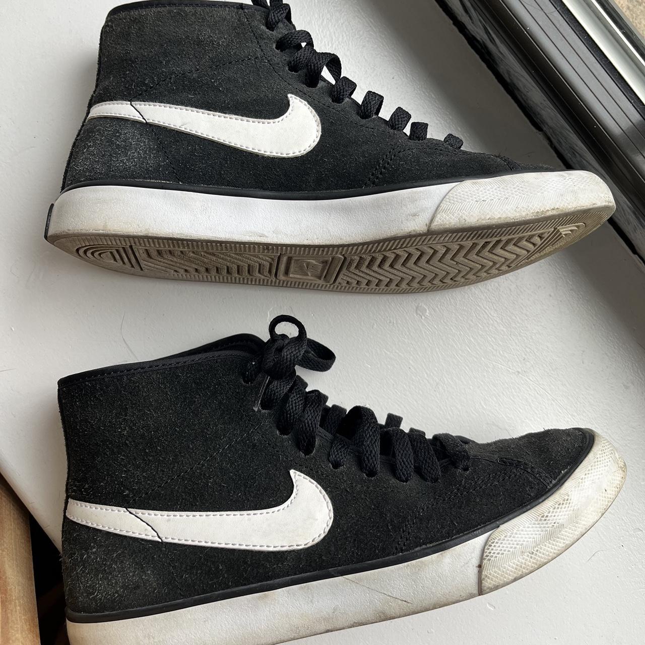 womens black suede nike blazers