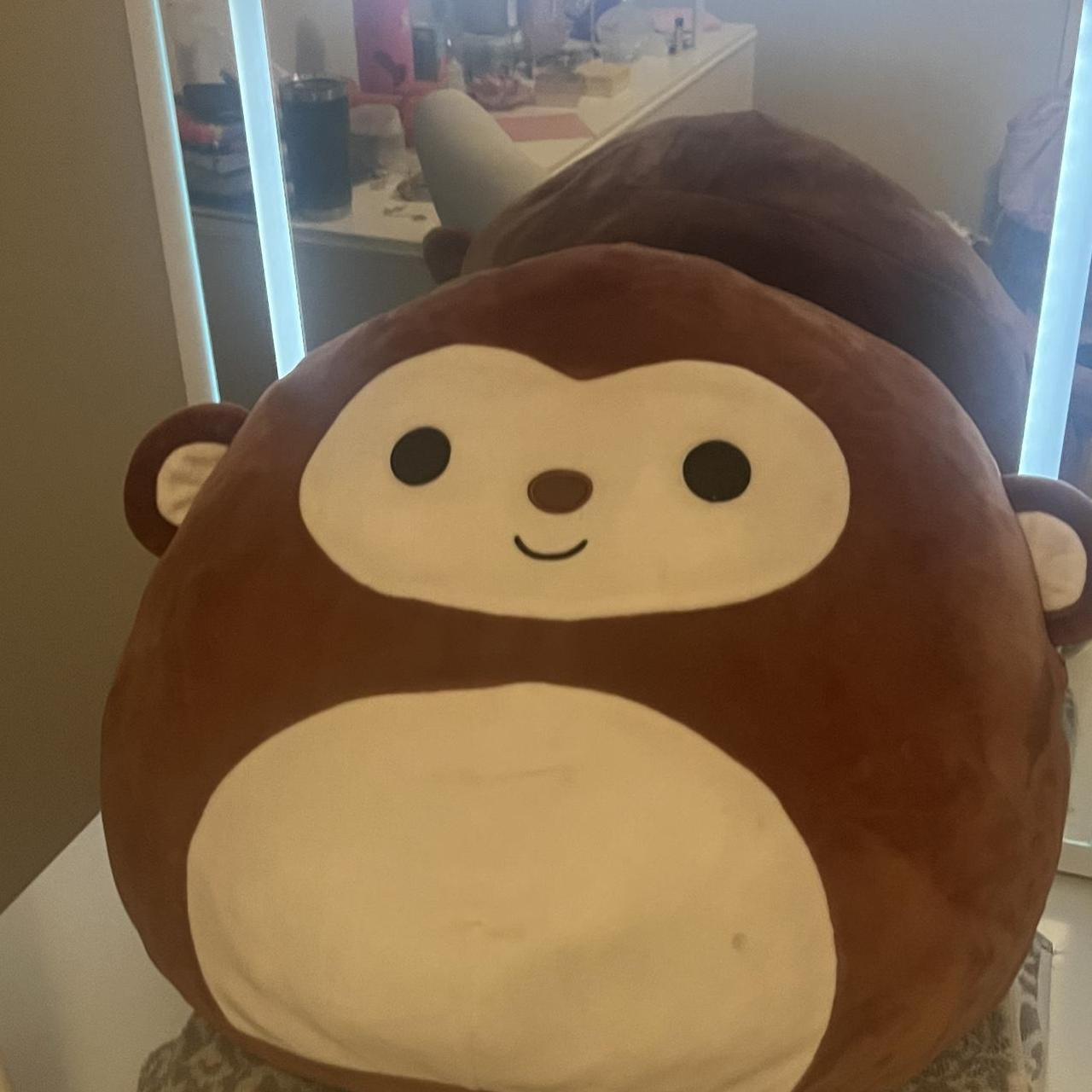 Monkey Squishmallow used two flaws large Depop