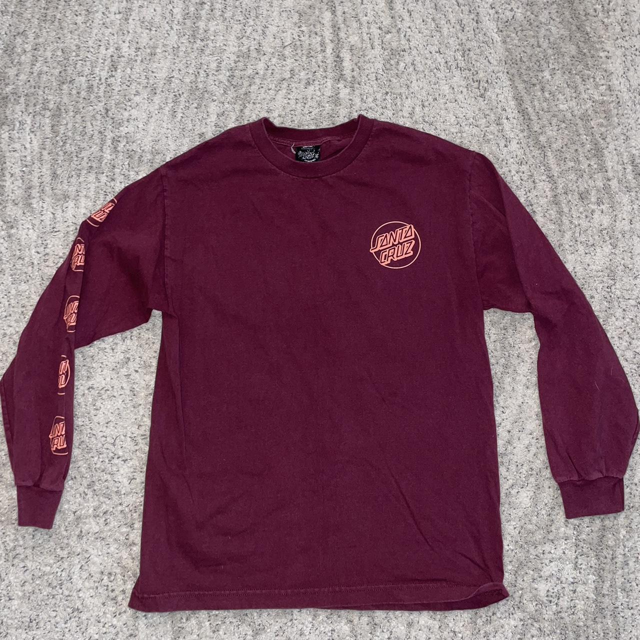 maroon santa cruz shirt