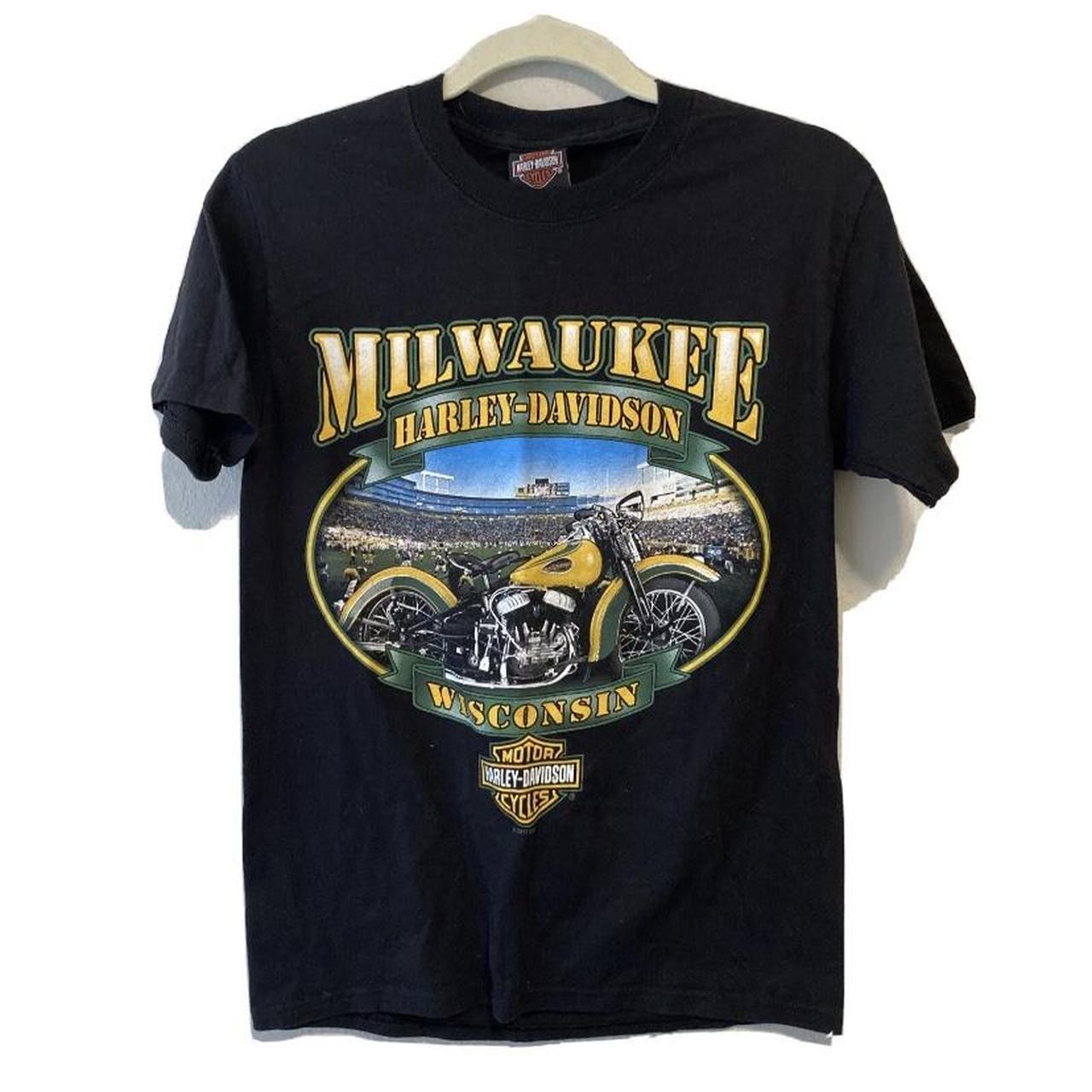 green bay packers harley davidson shirt