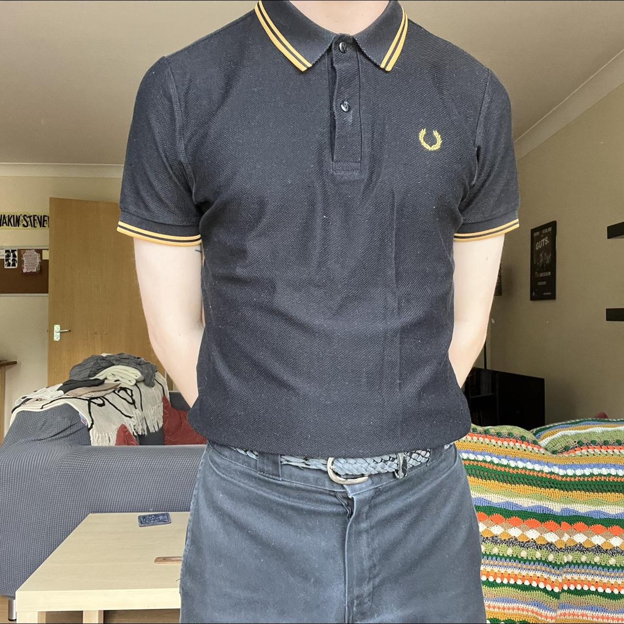 Fred Perry x MILES KANE Textured Pique polo shirt. Depop