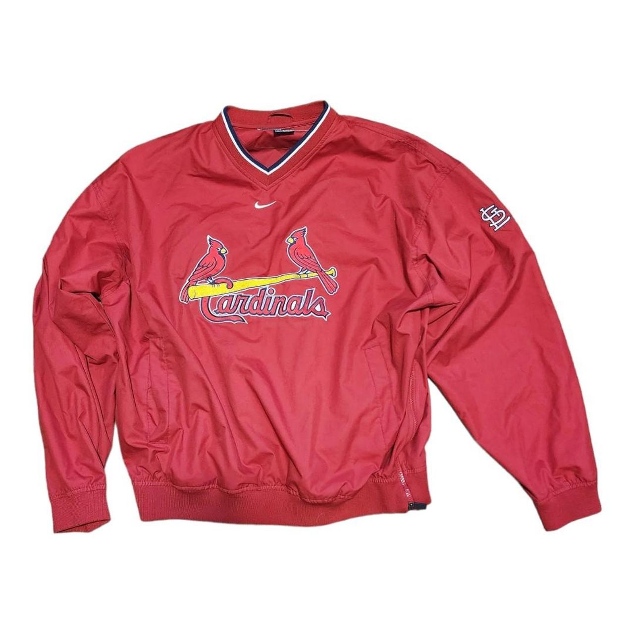 NIKE ST. LOUIS CARDINALS WARM UP JACKET - Depop