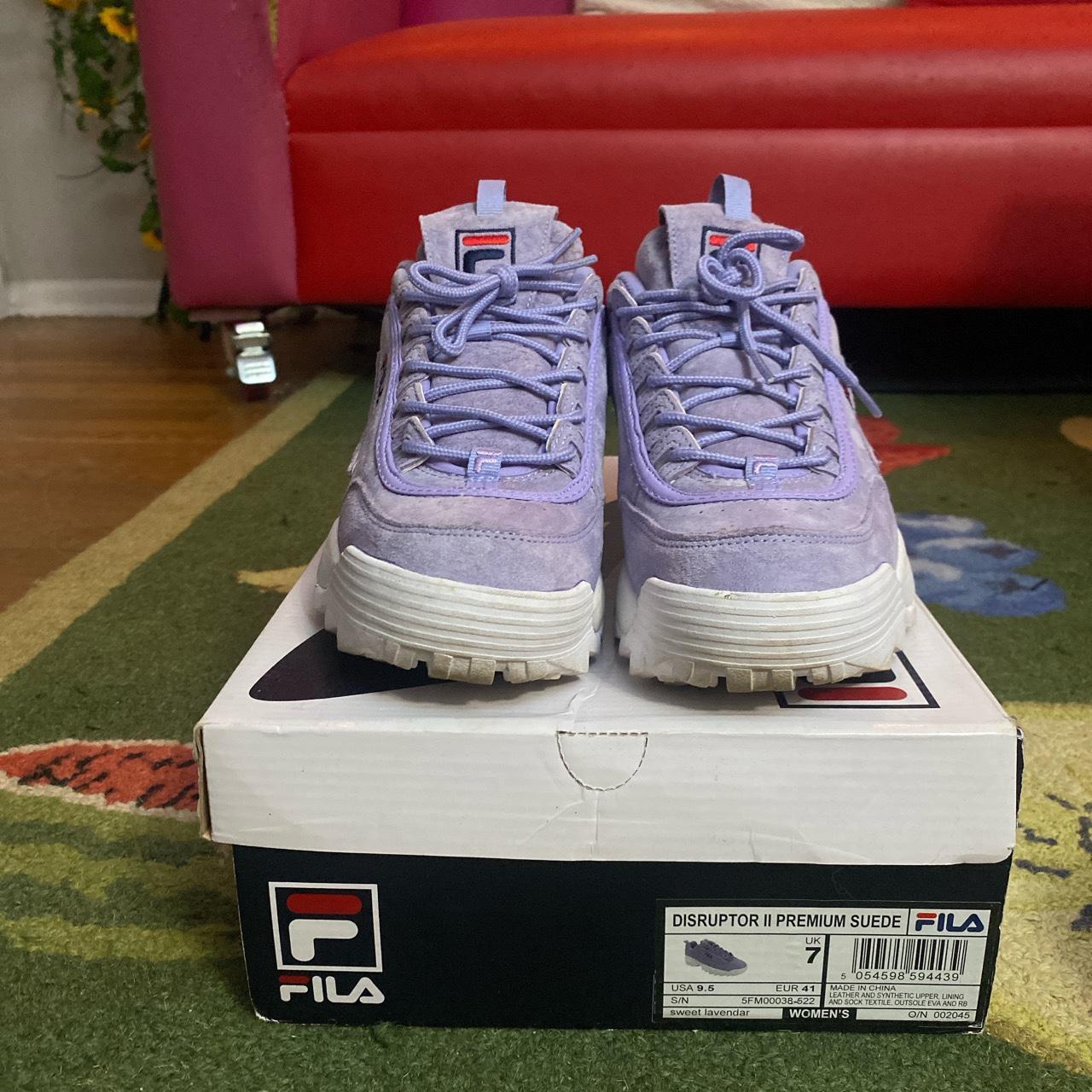 Fila Disruptor 2 Premium Suede gently worn box