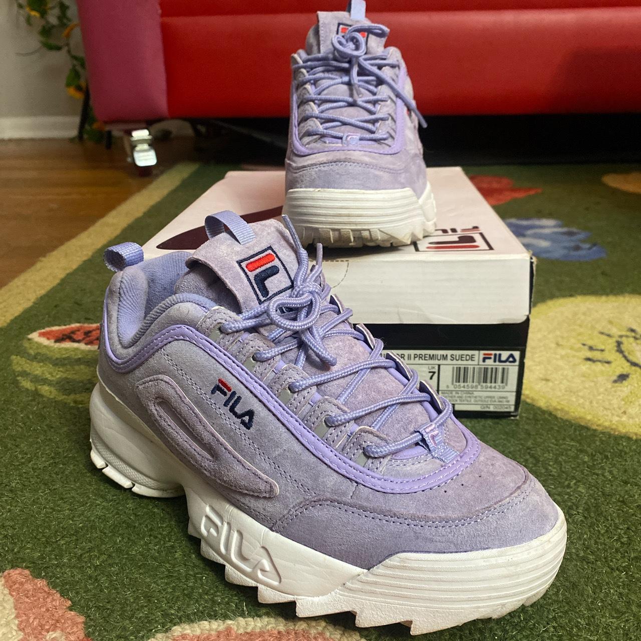 Fila hot sale disruptor suede