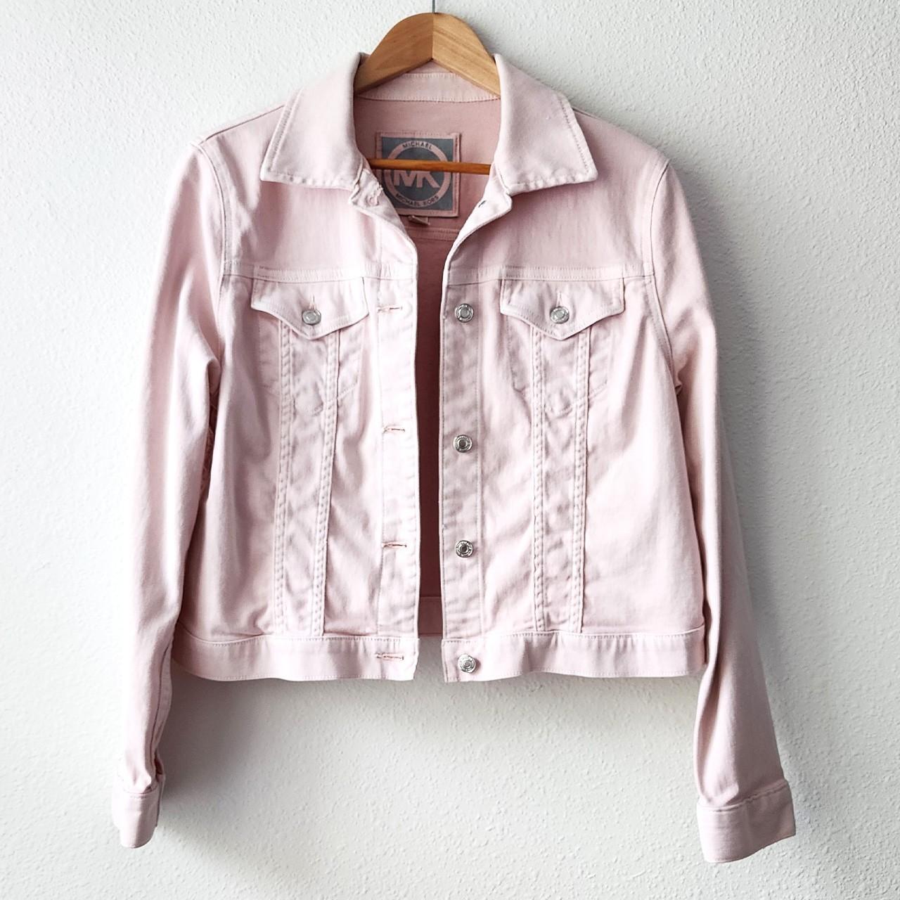 Michael kors pink hot sale denim jacket