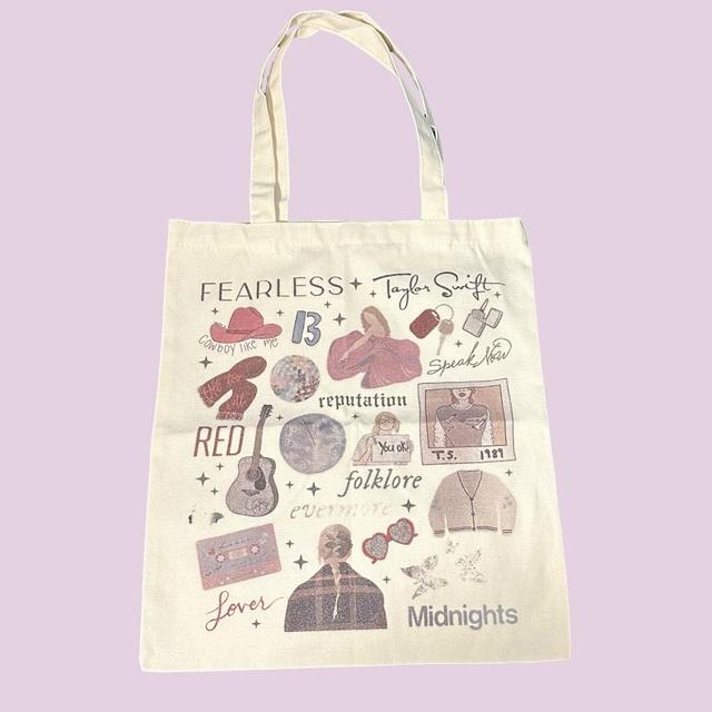 Taylor Swift Tote Bag 💜 - Print on both sides - - Depop