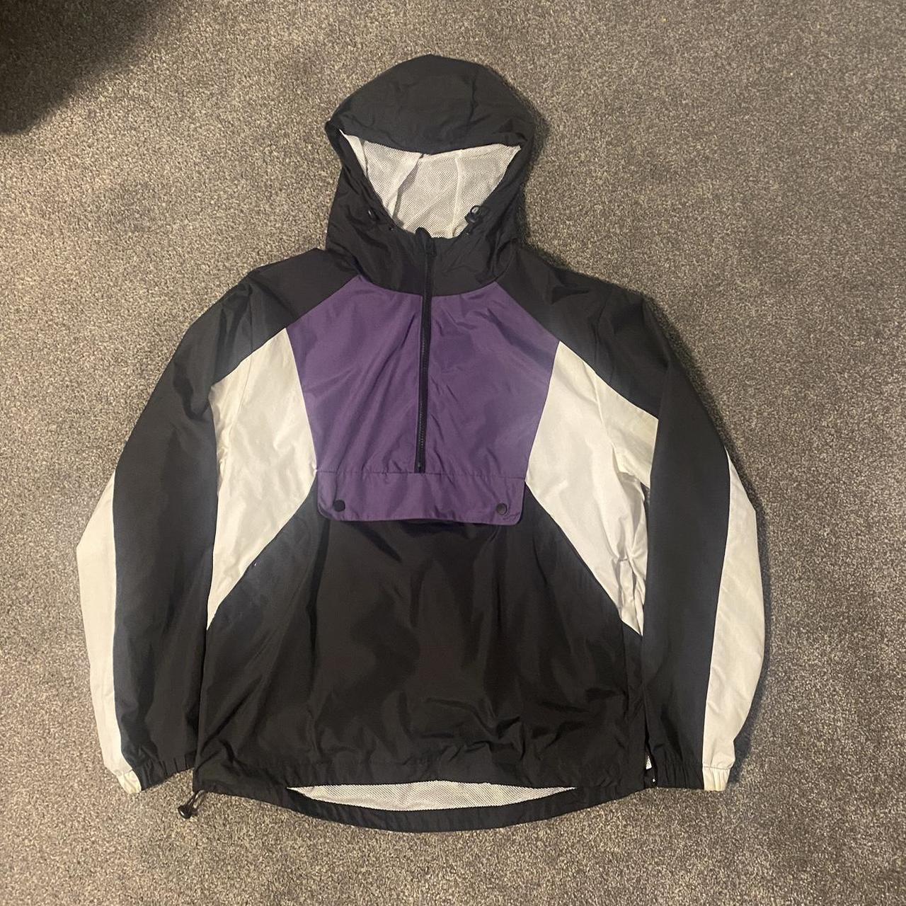 Multi Color Block Windbreaker Size Large No visible