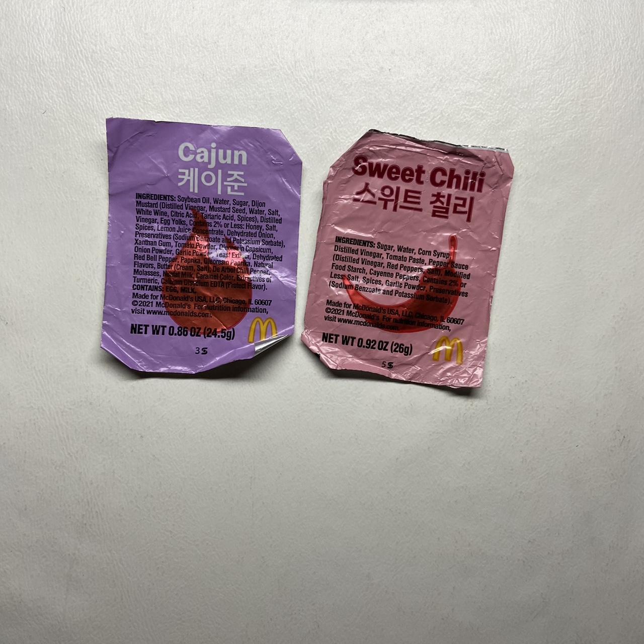 Bts McDonald’s sauces, bts sauces, sweet chili,... Depop