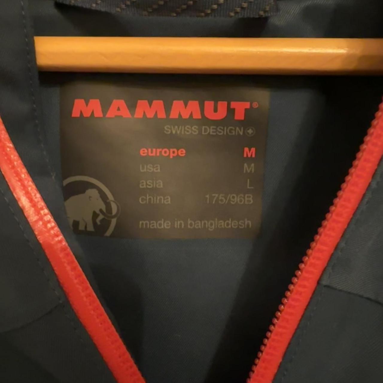 Mammut Men's Blue and Red Jacket (2)