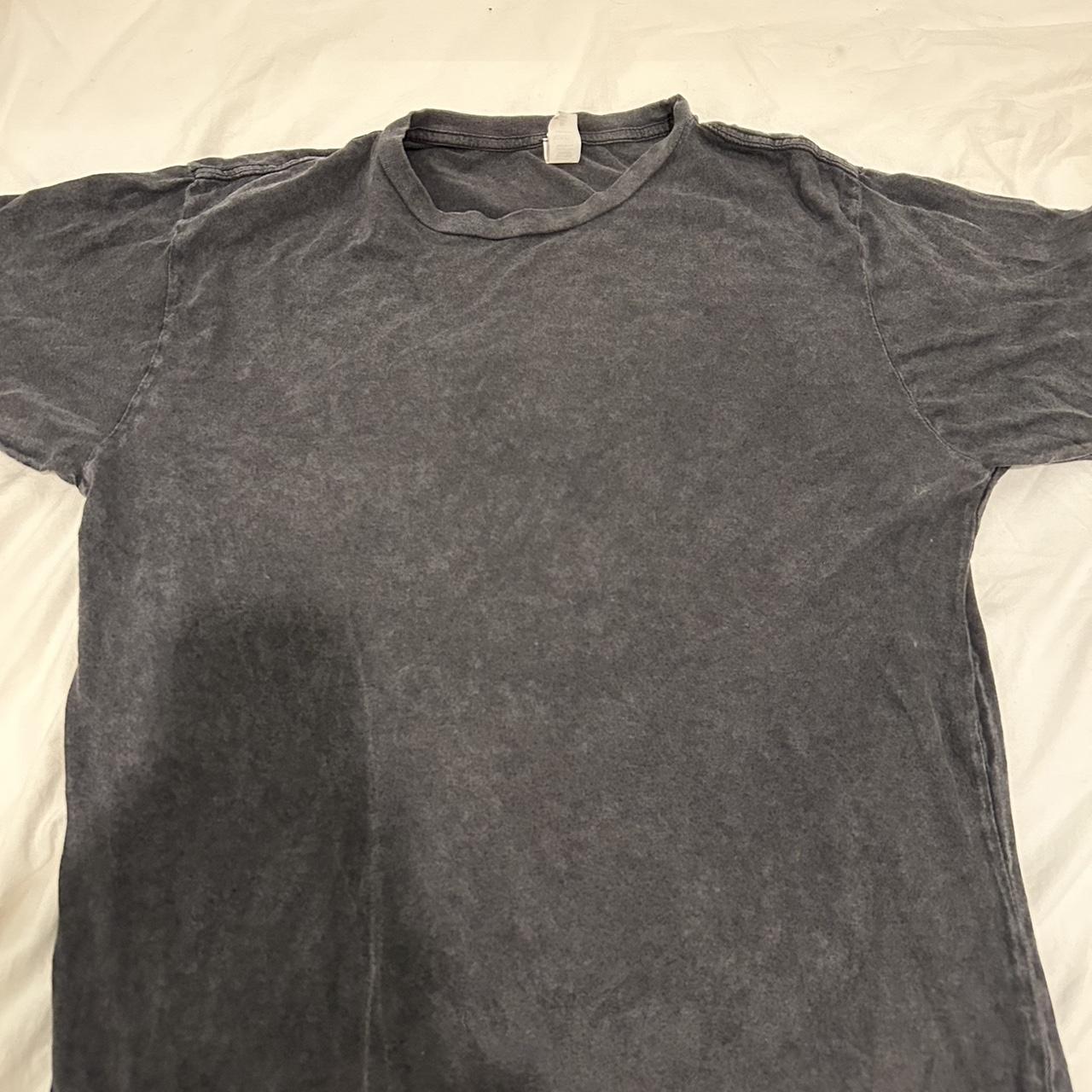 Men’s oversized grey vintage wash shirt - Depop