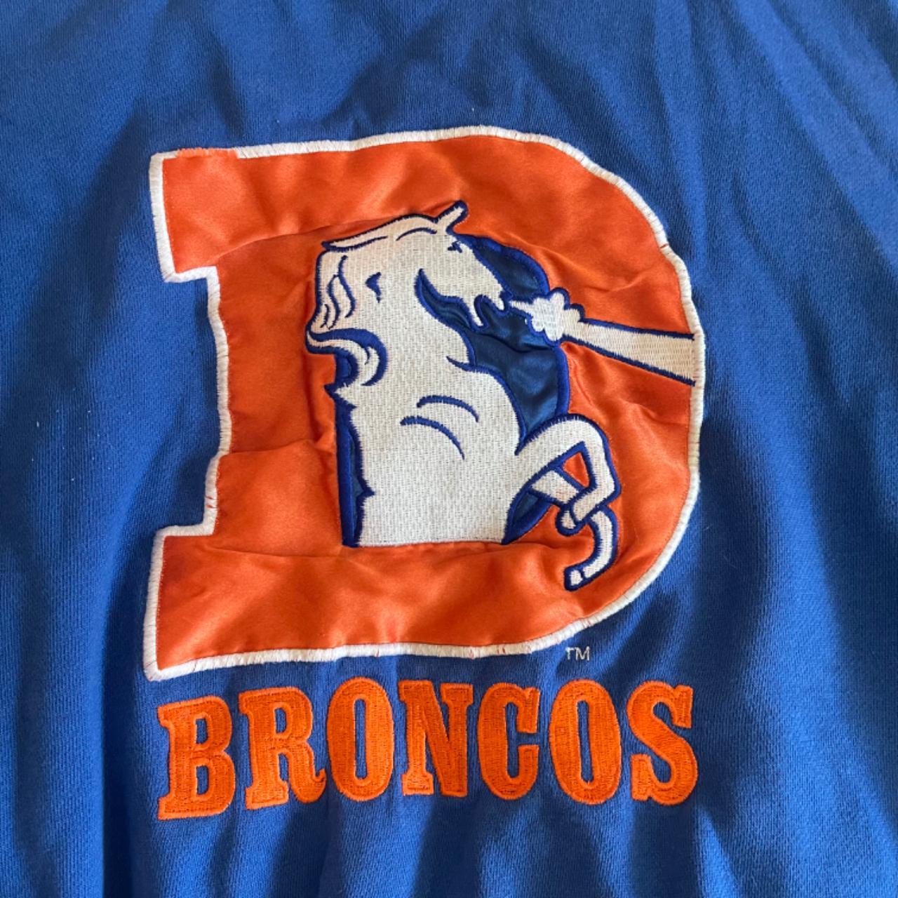 Vintage 90s Denver broncos nfl logo 7 graphic print - Depop