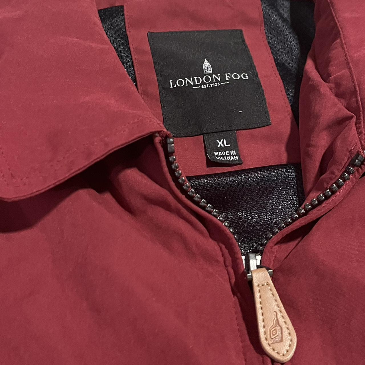 London Fog Men S Red Jacket Depop