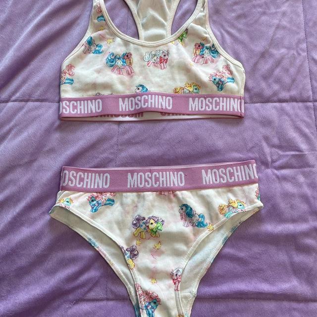 Moschino black bra bought for £45 Good condition, - Depop