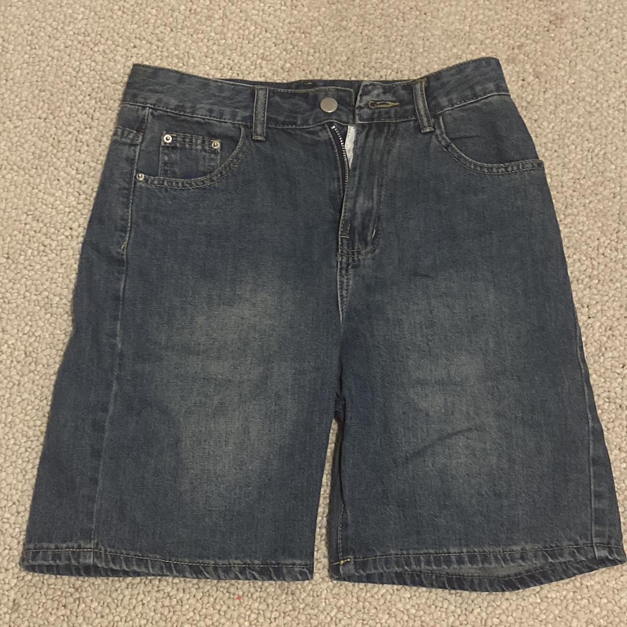 grunge baggy jorts *please read store... - Depop