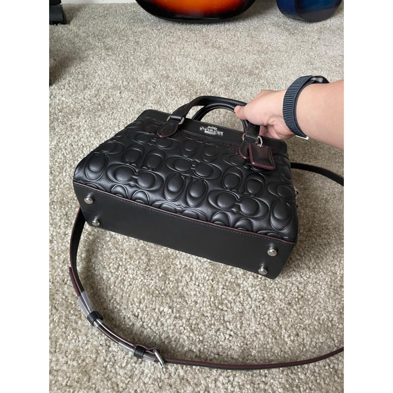 Coach Mini Darcie Carryall With Signature | Depop