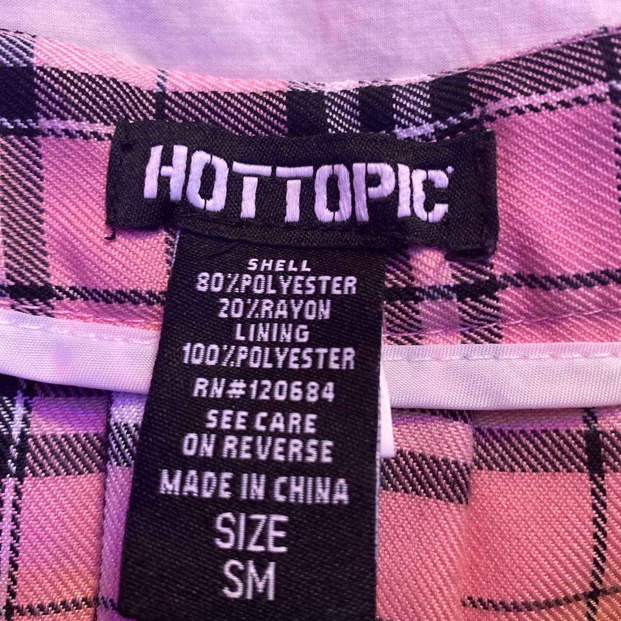 Pink And Black Plaid Hot Topic Skirt Size Small - - Depop