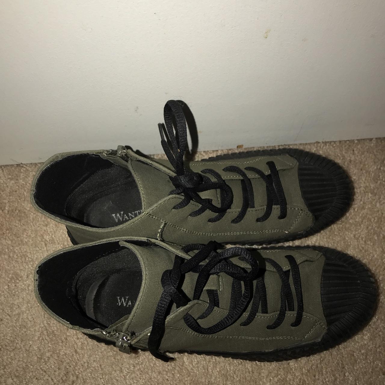 olive green wide width shoes