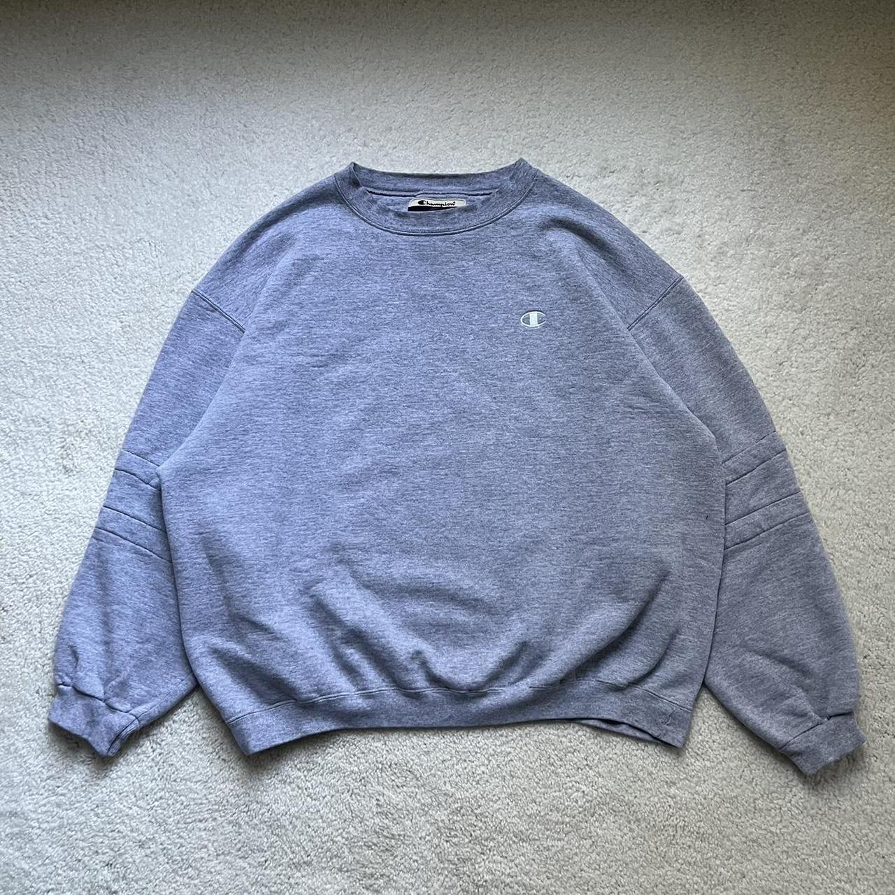 Vintage Champion Crewneck -found labeled as size M... - Depop