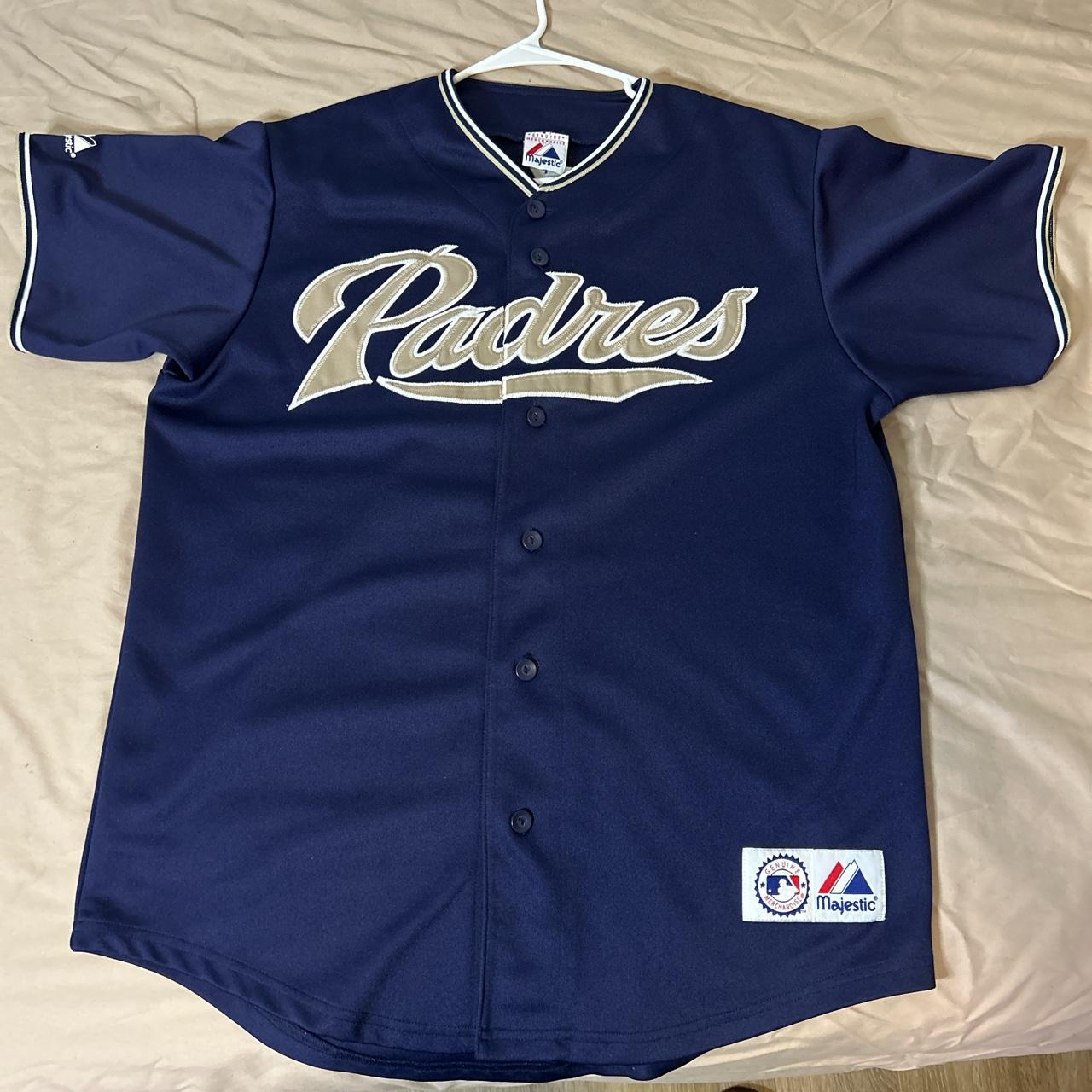 San Diego Padres Blank Navy Blue Jersey on sale,for Cheap