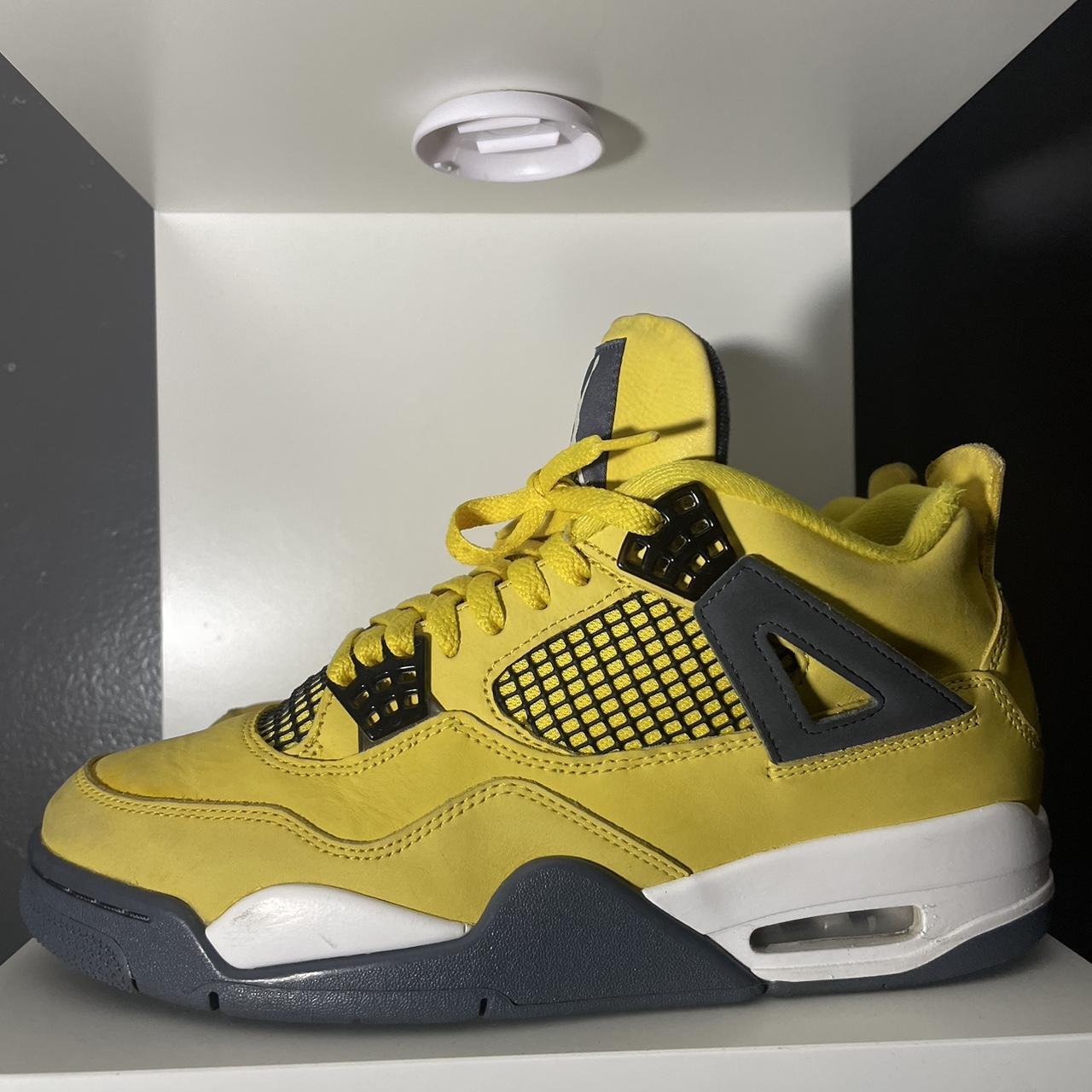 Jordan 4 Retro “Lightning” (2021) Comes with... - Depop