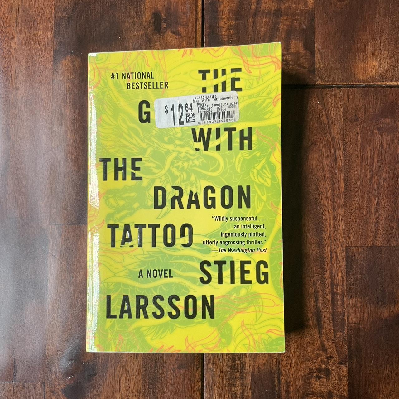 The Girl With the Dragon Tattoo Book by Stieg... - Depop