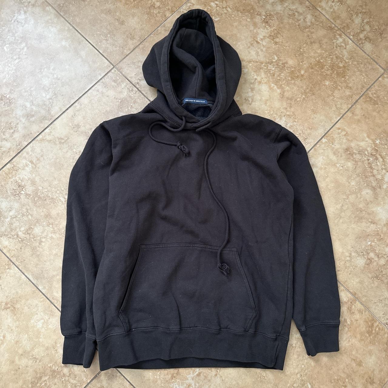 Brandy Melville black hoodie size medium. Great... - Depop