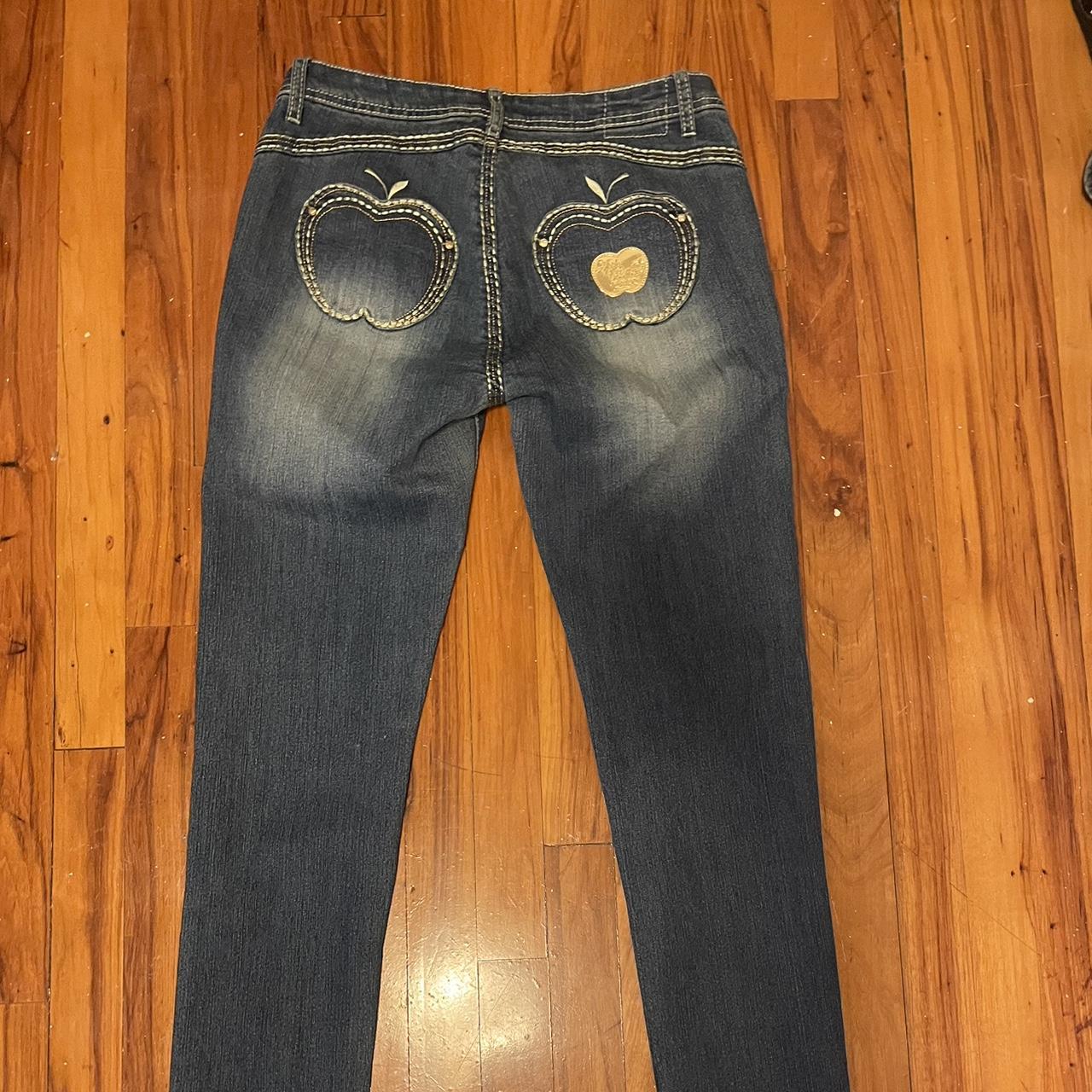 We Dont Talk About Apple Bottem Jeans apple bottom jeans skinny size 9/10 28 waist - Depop