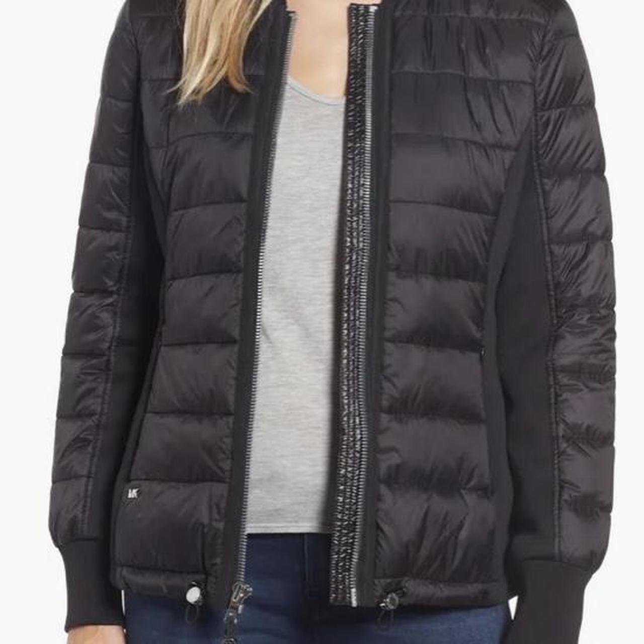 Michael kors best sale bomber jacket womens