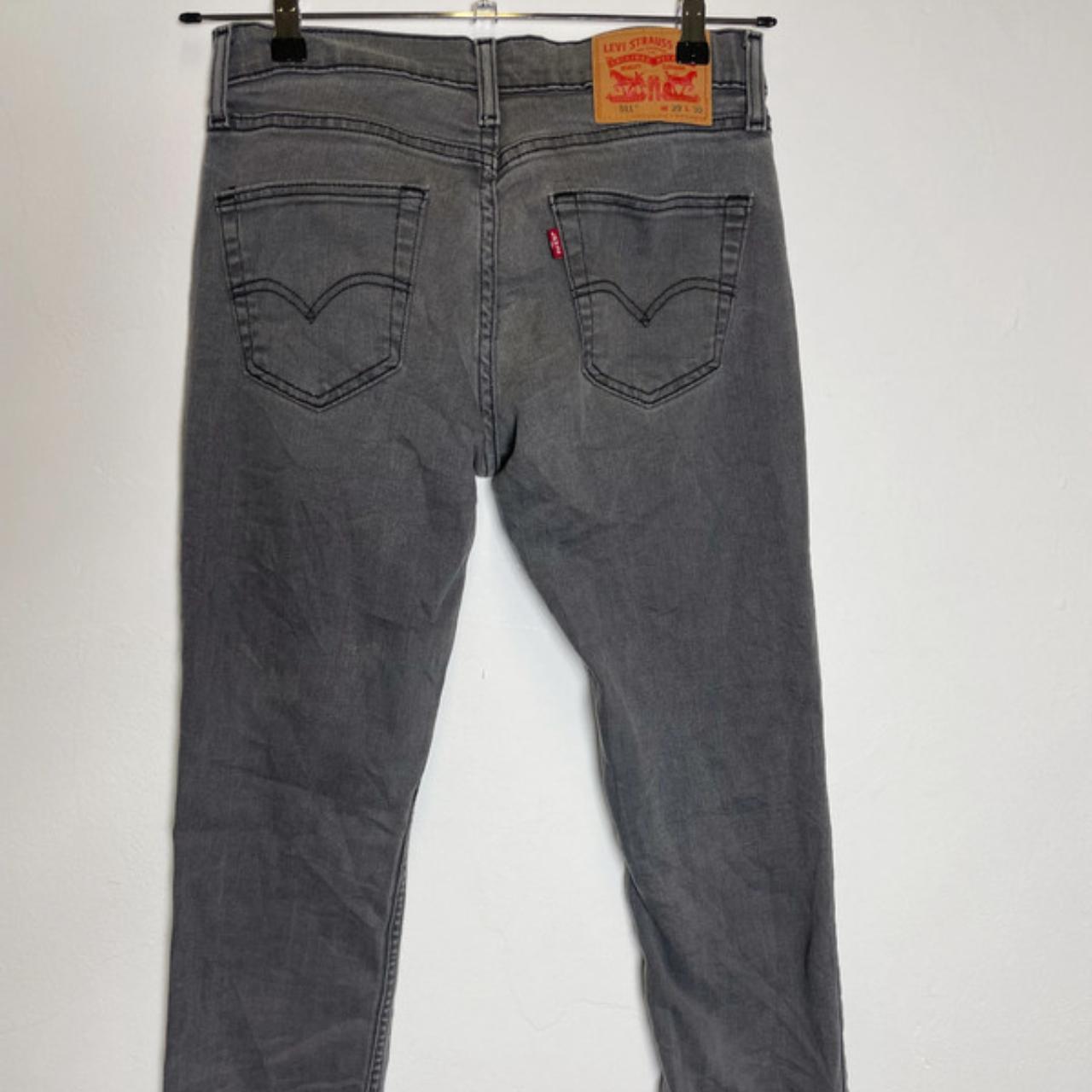 Levi 511 W29 L30 Grey Jeans - Standard Slim Brand -... - Depop