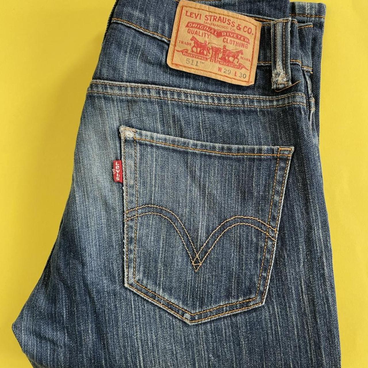 Levi 511 W29 L30 Blue Jeans Brand - Levi 542 Waist -... - Depop