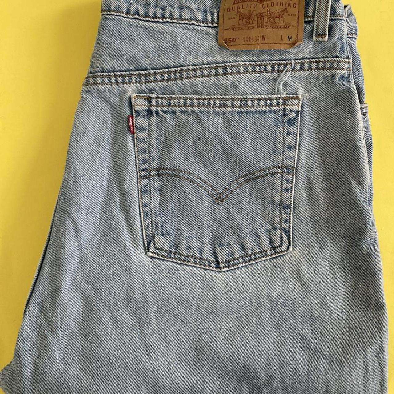 Levi 550 W40 L30 Light Blue Jeans Brand - Levi... - Depop