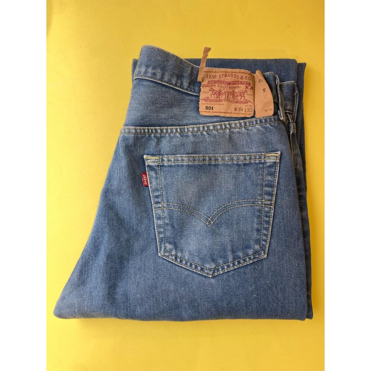 Levi 501 Vintage Coolmax (Believed 90s due to... Depop