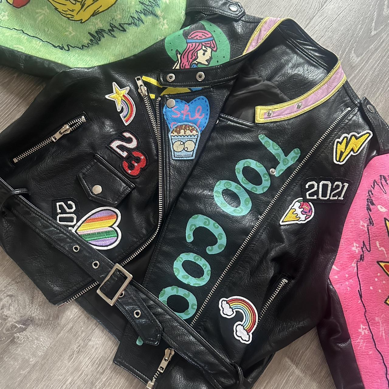 Women's Jacket - Multi/Black - M – Custom-made le… - image 2