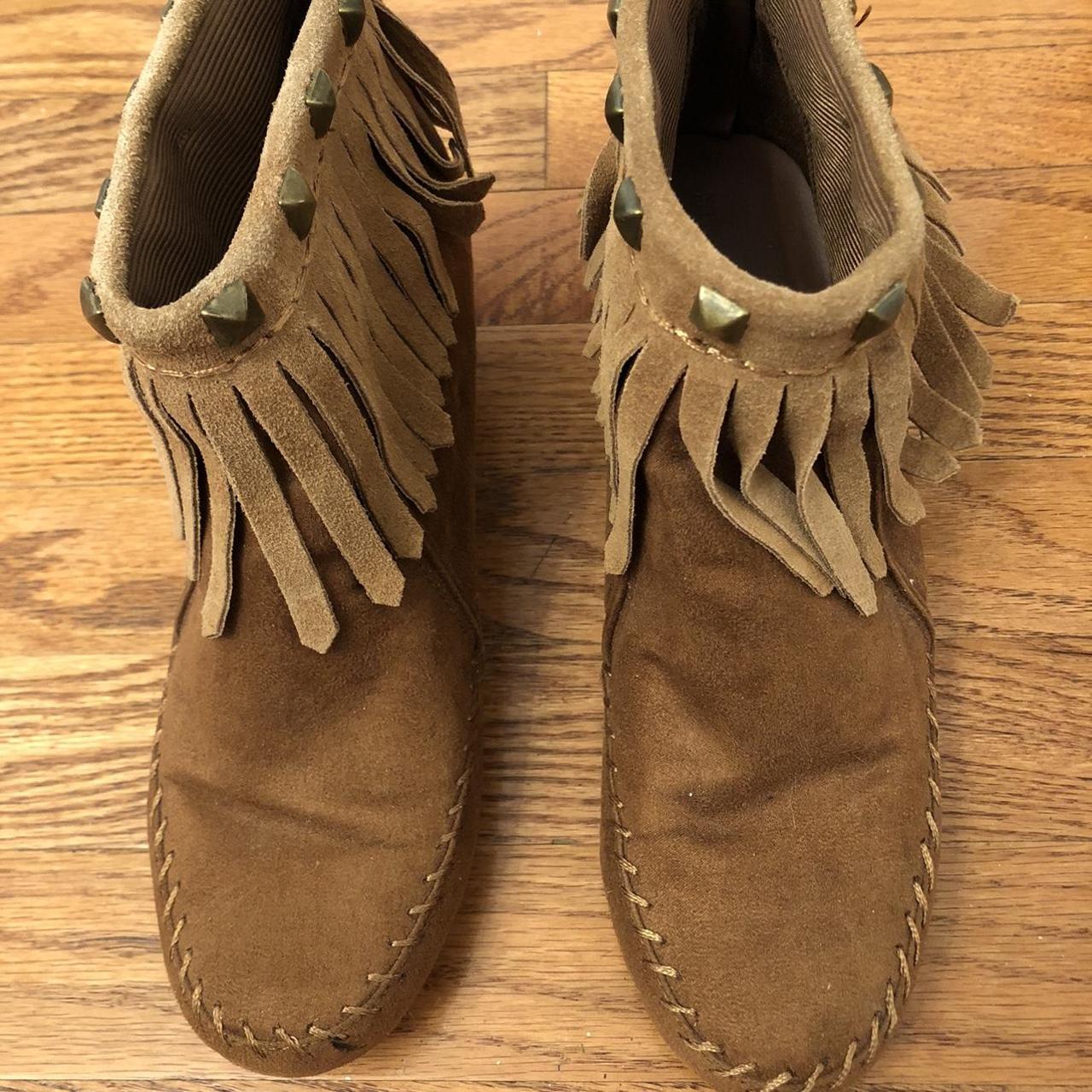 mossimo fringe boots