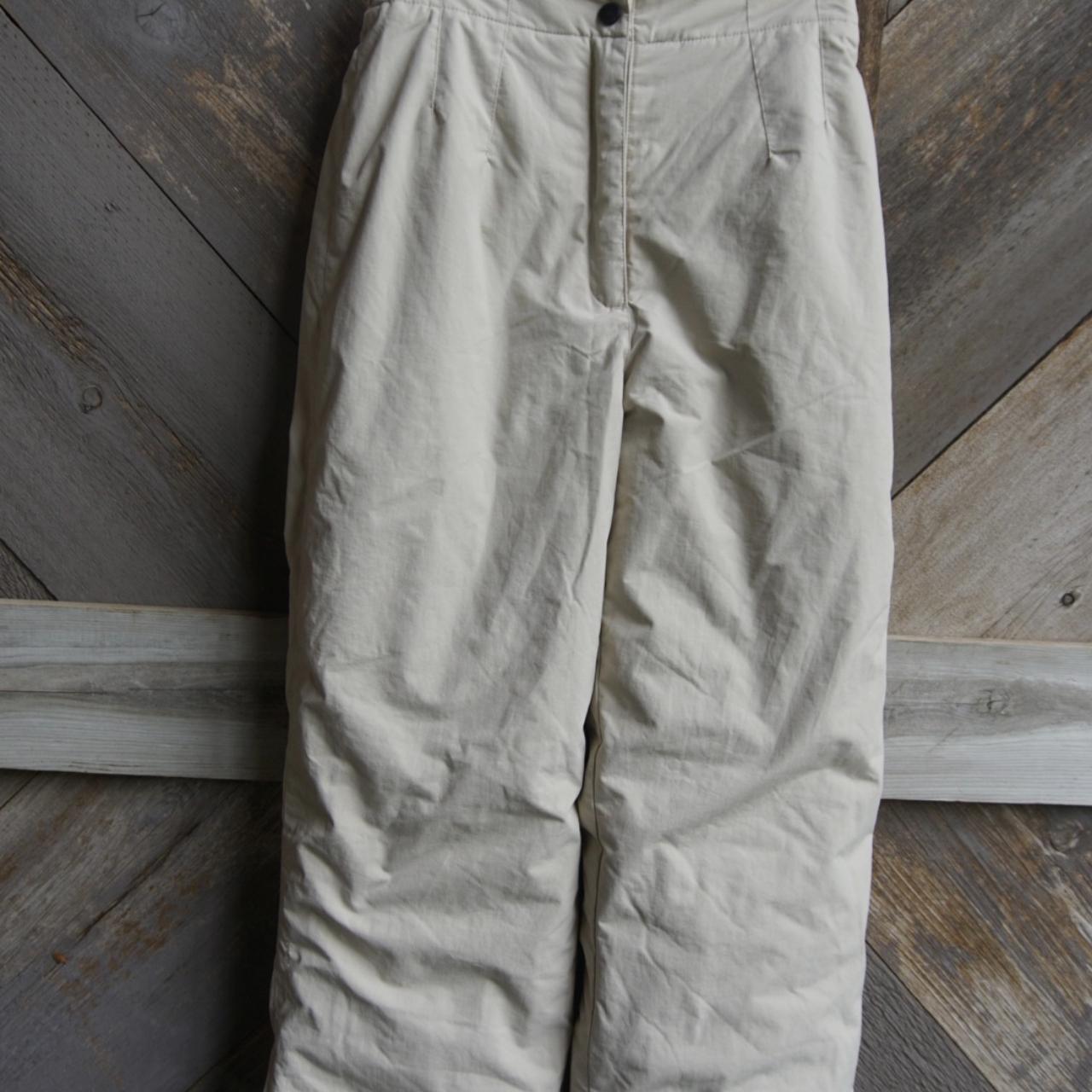 Beige ski pants Depop