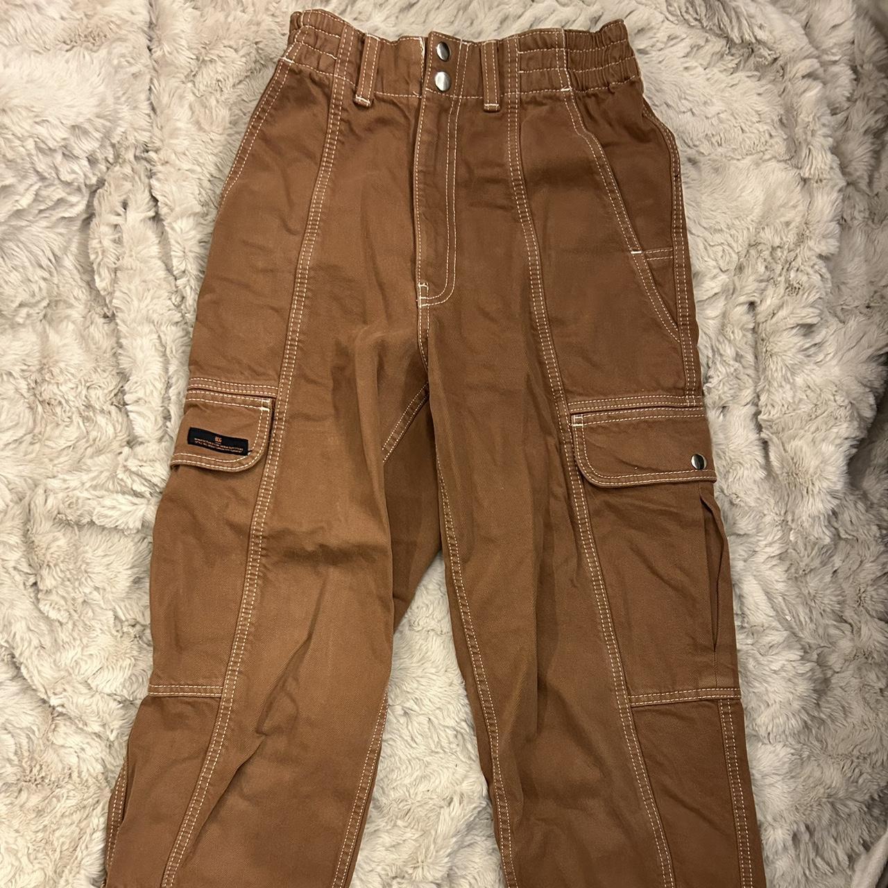 BDG Brown Corduroy Cargo Trousers