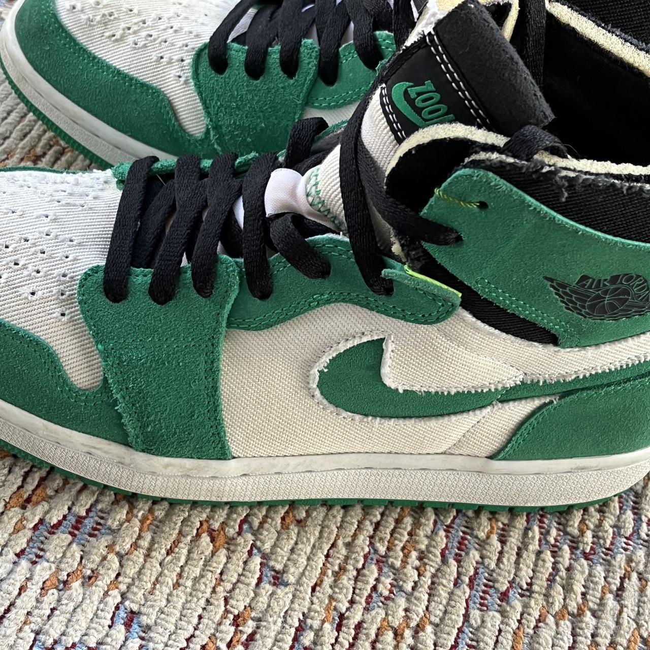 fluorescent green jordans