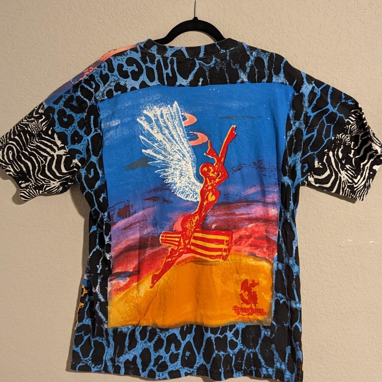 Rare Vintage 95 Carlos Santana Heaven Smiles T Shirt | Depop Rare Vintage 95 Carlos Santana Heaven Smiles T Shirt | Depop