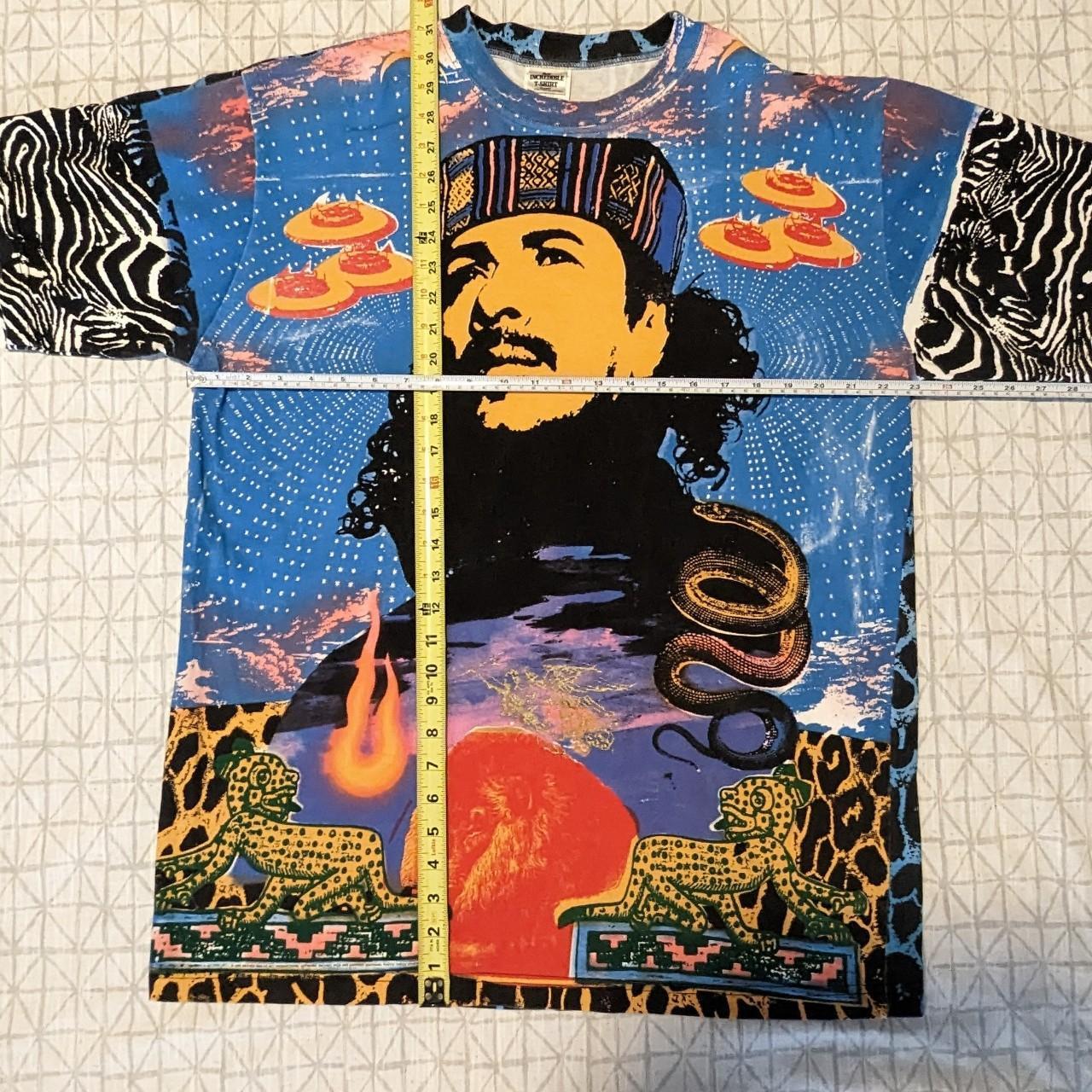 Rare Vintage 95 Carlos Santana Heaven Smiles T Shirt