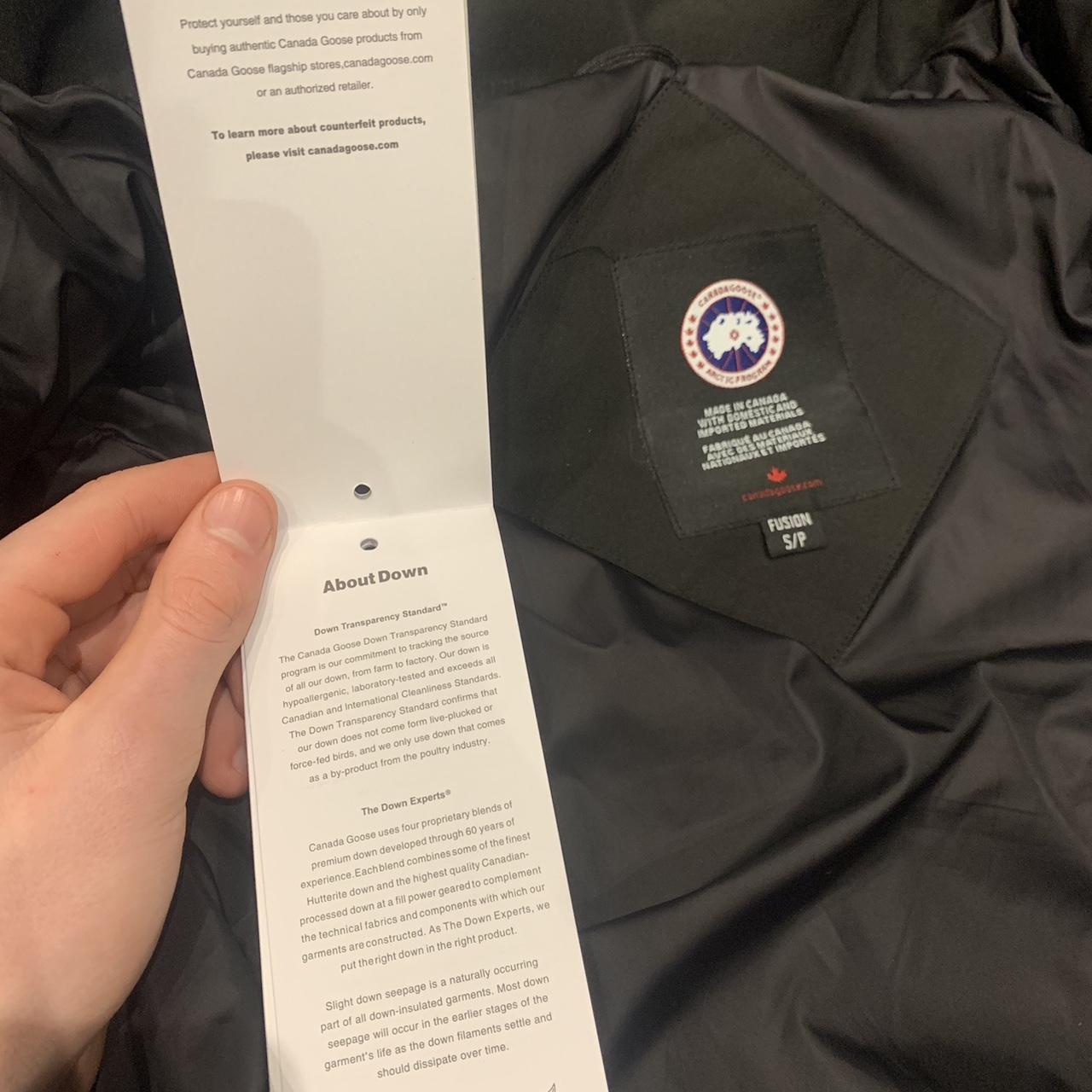 Canada goose shop down seepage