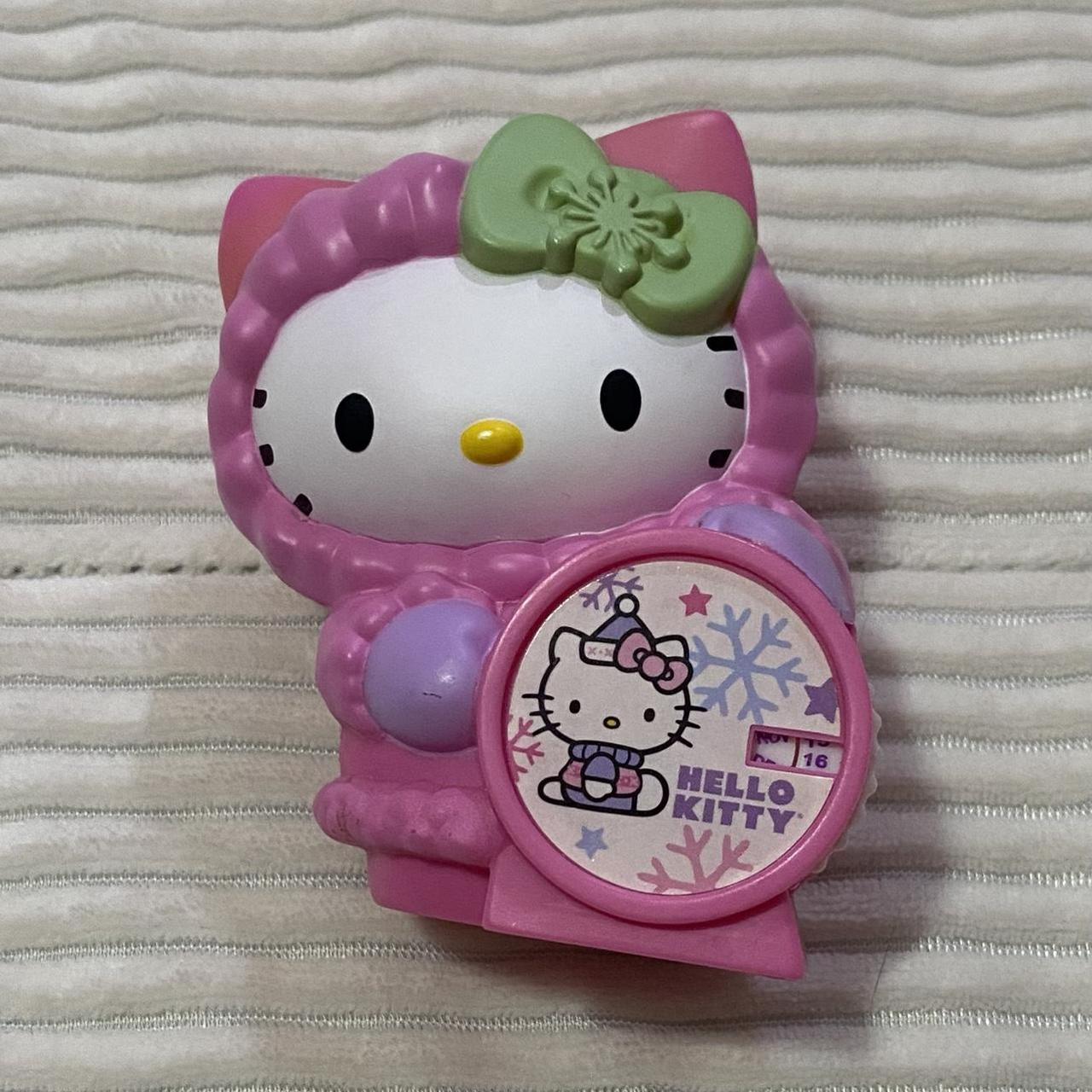 Hello Kitty Plastic Figurine, Can Turn The Knobs On - Depop