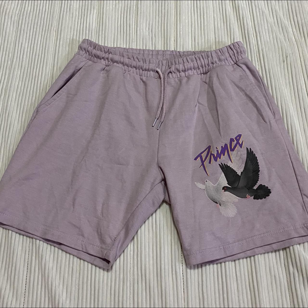 Prince Purple Shorts With Dove Graphic Designs, “The... Depop