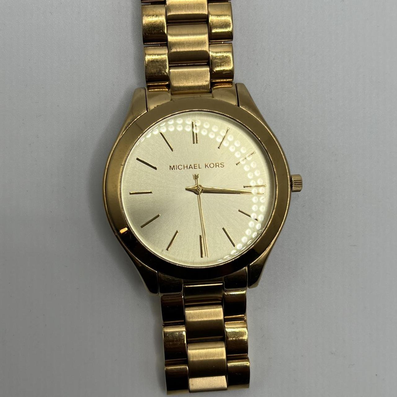 Michael kors sale slim runway gold