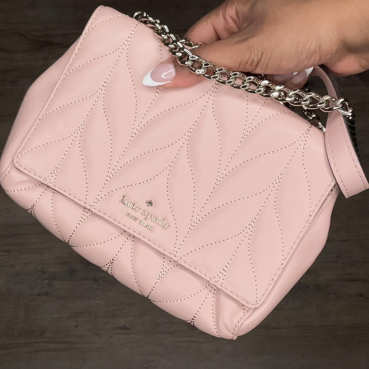 Kate spade pink online quilted purse