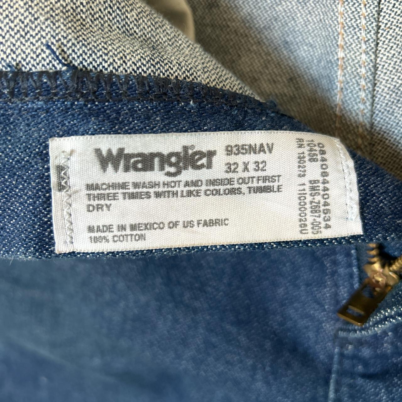 Wrangler Women's Navy Jeans | Depop