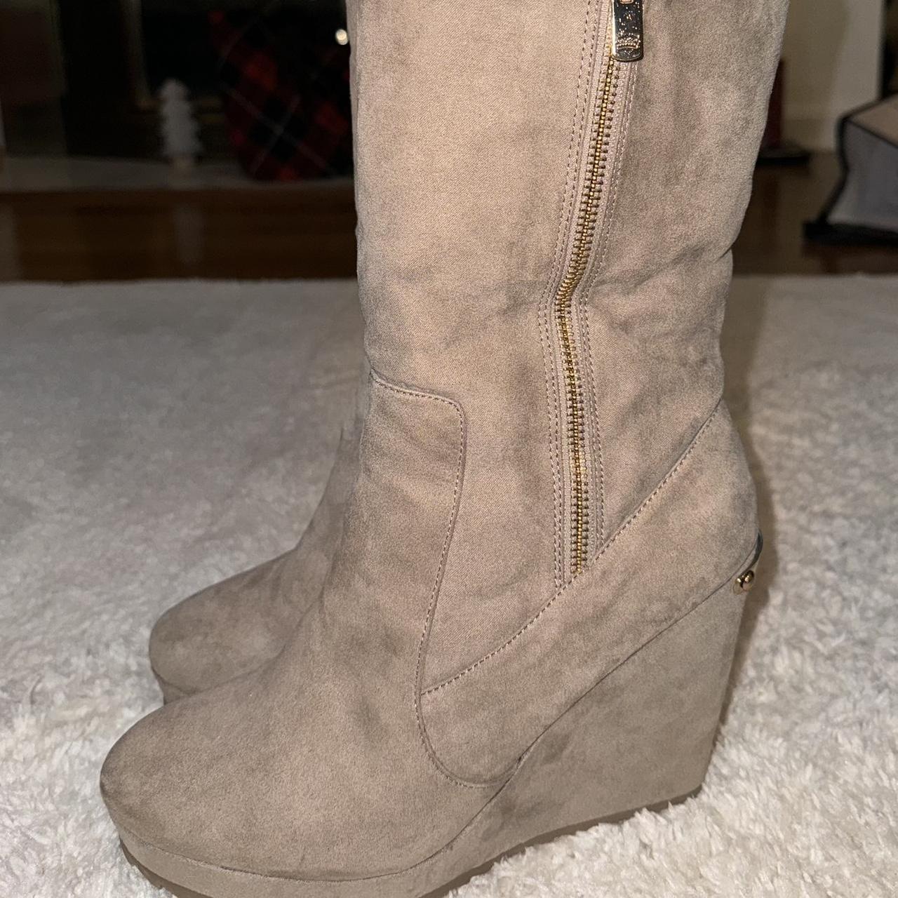 Juicy Couture Wedge Boots Fit small juicycouture Depop