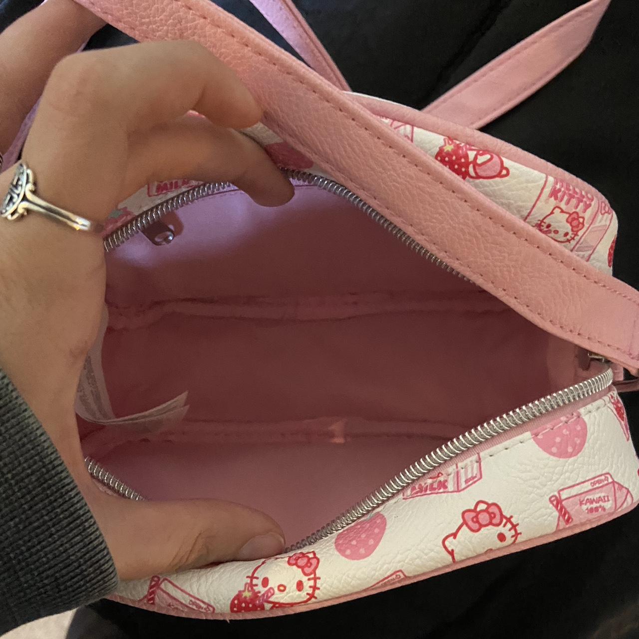 Loungefly Hello Kitty Strawberry Milk Crossbody Bag